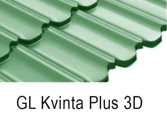 Металлочерепица профиль Kvinta Plus 3D Металлочерепица профиль Kvinta Plus 3D